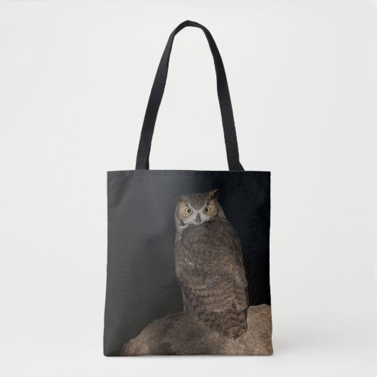Rug Great Horned Owl Tote Bag (Voorkant)