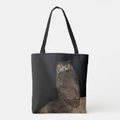 Rug Great Horned Owl Tote Bag (Achterkant)