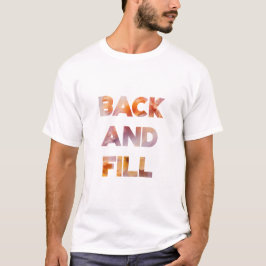 Rug heen en weer schommelen t-shirt