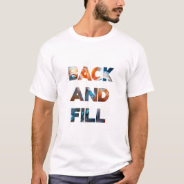 Rug heen en weer t-shirt