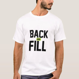 Rug heen en weer t-shirt