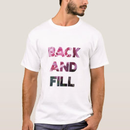 Rug heen en weer t-shirt