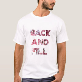 Rug heen en weer t-shirt