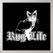 Rug Life - Gangsta Kat Poster (Voorkant)