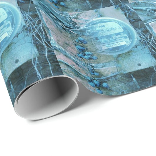 Rug Uitzicht Blues Tint Cadeaupapier (Rol Hoek)