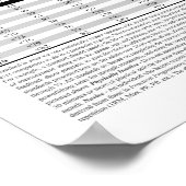 Rug vierkant - Pounds Poster (Hoek)