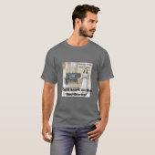 rugbrander, koud hart op de achterbrander t-shirt (Voorkant volledig)