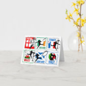 Rugby 6 Nations Note Kaart (Gele Bloem)