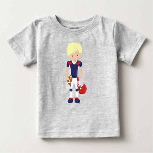 Rugby, American Football, Schattig Jochie, Blond H (Voorkant)