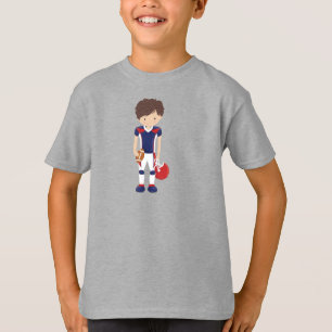 Rugby, Amerikaans Football, Cute Boy, Brown Hair T-shirt
