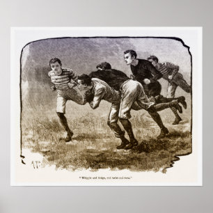  Rugby - Archiefafdrukken Poster