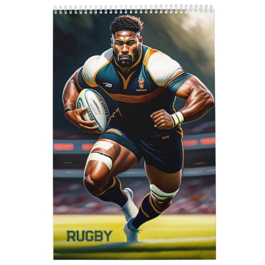 Rugby Art Calendar Kalender (Hoes)