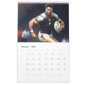 Rugby Art Calendar Kalender (Feb 2026)