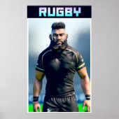 Rugby Art Poster (Voorkant)