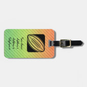 Rugby Bagagelabel (Voorkant horizontaal)