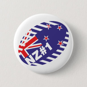 Rugby Bal NZ#1 Ronde Button 5,7 Cm