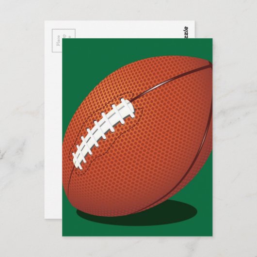 Rugby Ball Briefkaart (Voorkant / Achterkant)