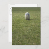 Rugby ball briefkaart (Voorkant / Achterkant)