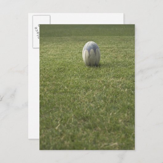Rugby ball briefkaart (Voorkant / Achterkant)