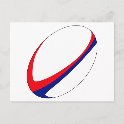 Rugby Ball Briefkaart (Voorkant)