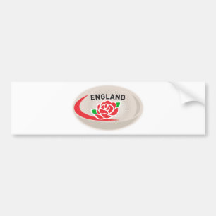 Rugby Ball England Engels Roos Bumpersticker