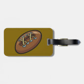 Rugby Ball Fun Sports Graphic Bagagelabel (Achterkant horizontaal)