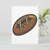 Rugby Ball Fun Sports Graphic Kaart (Staand voorkant)