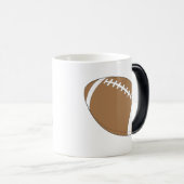 Rugby Ball Magische Mok (Voorkant rechts)