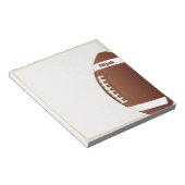 Rugby Ball Notitieblok (Schuin)