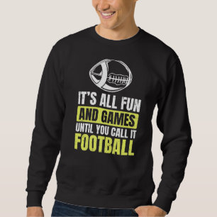 Rugby Ball Quote voor een ringbandlak Trui