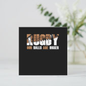 Rugby Ball Rugby Team Rugby Player Football Cadeau Kaart (Staand voorkant)