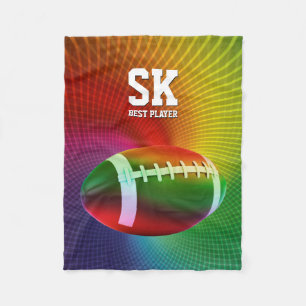Rugby Ball   Sport Fan Gifts Fleece Deken