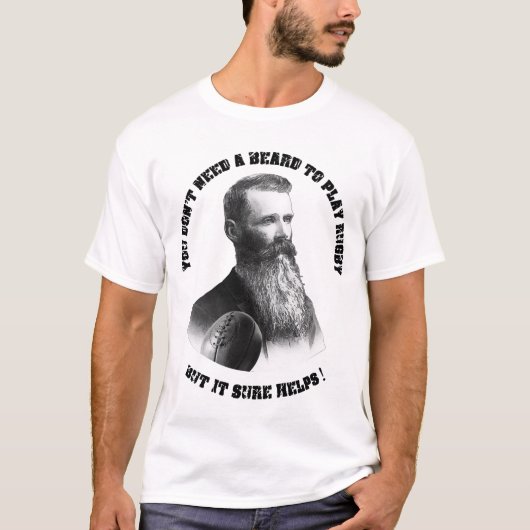 Rugby Beards T-Shirt (Voorkant)