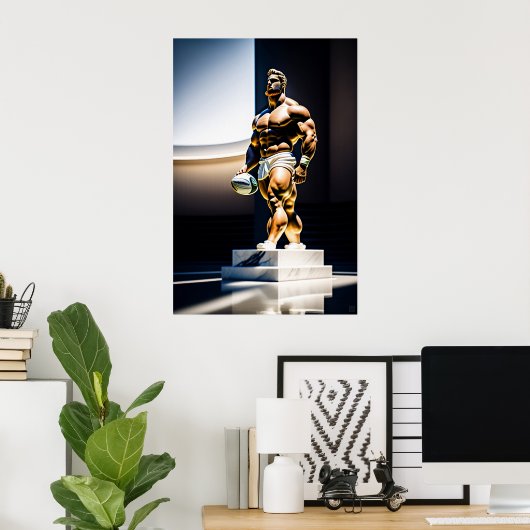 Rugby-beeld - Canvas Art Print (Thuiskantoor)