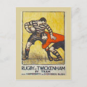 Rugby bij Twickenham met de tram van Hammersmith Briefkaart (Voorkant)