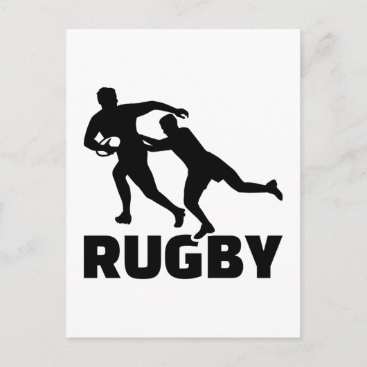 Rugby Briefkaart (Voorkant)