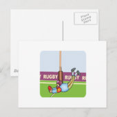 Rugby Briefkaart (Voorkant / Achterkant)