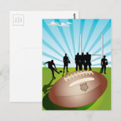 Rugby Briefkaart (Voorkant / Achterkant)