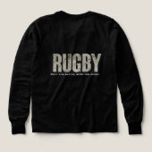 RUGBY - Built for battle, born for rugby. (Achterkant)