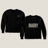 RUGBY - Built for battle, born for rugby. (Voorkant /achterkant)