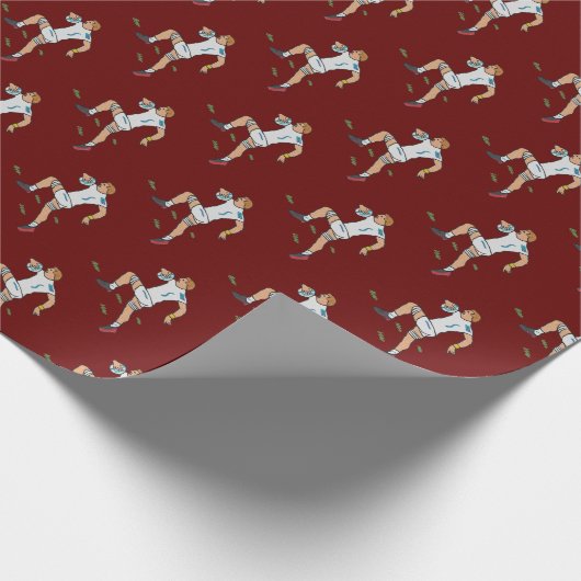 Rugby Cadeaupapier (Hoek)