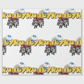Rugby Cadeaupapier (Vlak)