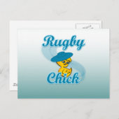 Rugby Chick #3 Briefkaart (Voorkant / Achterkant)