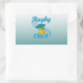Rugby Chick #3 Rechthoekige Sticker (Tas)
