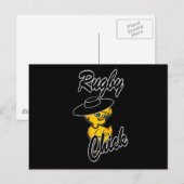 Rugby Chick #4 Briefkaart (Voorkant / Achterkant)
