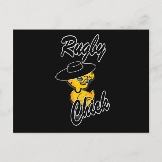 Rugby Chick #4 Briefkaart (Voorkant)
