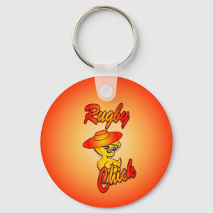 Rugby Chick #5 Sleutelhanger
