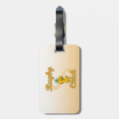 Rugby Chick Bagagelabel (Achterkant verticaal)