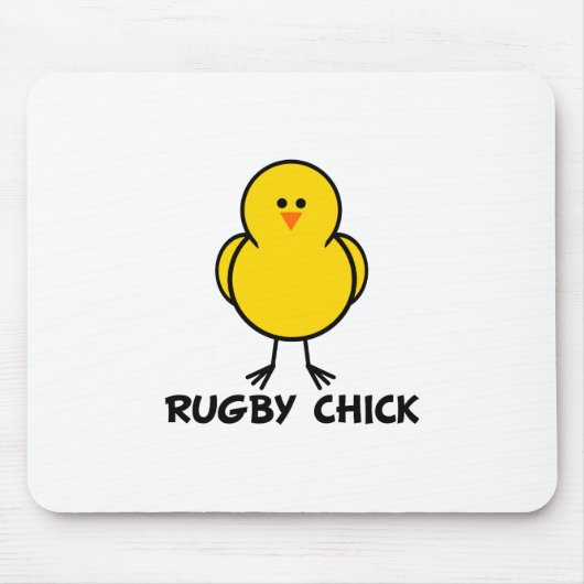 Rugby Chick Muismat (Voorkant)