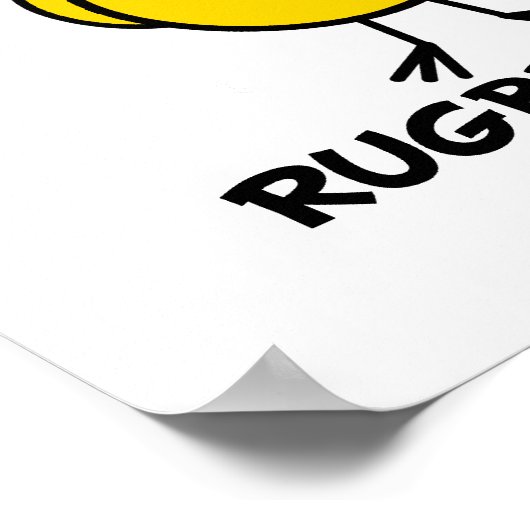 Rugby Chick Poster (Hoek)